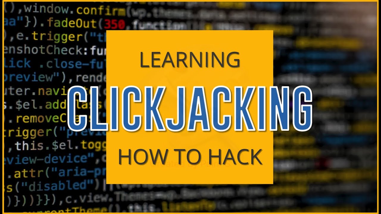 Clickjacking Attack Basic